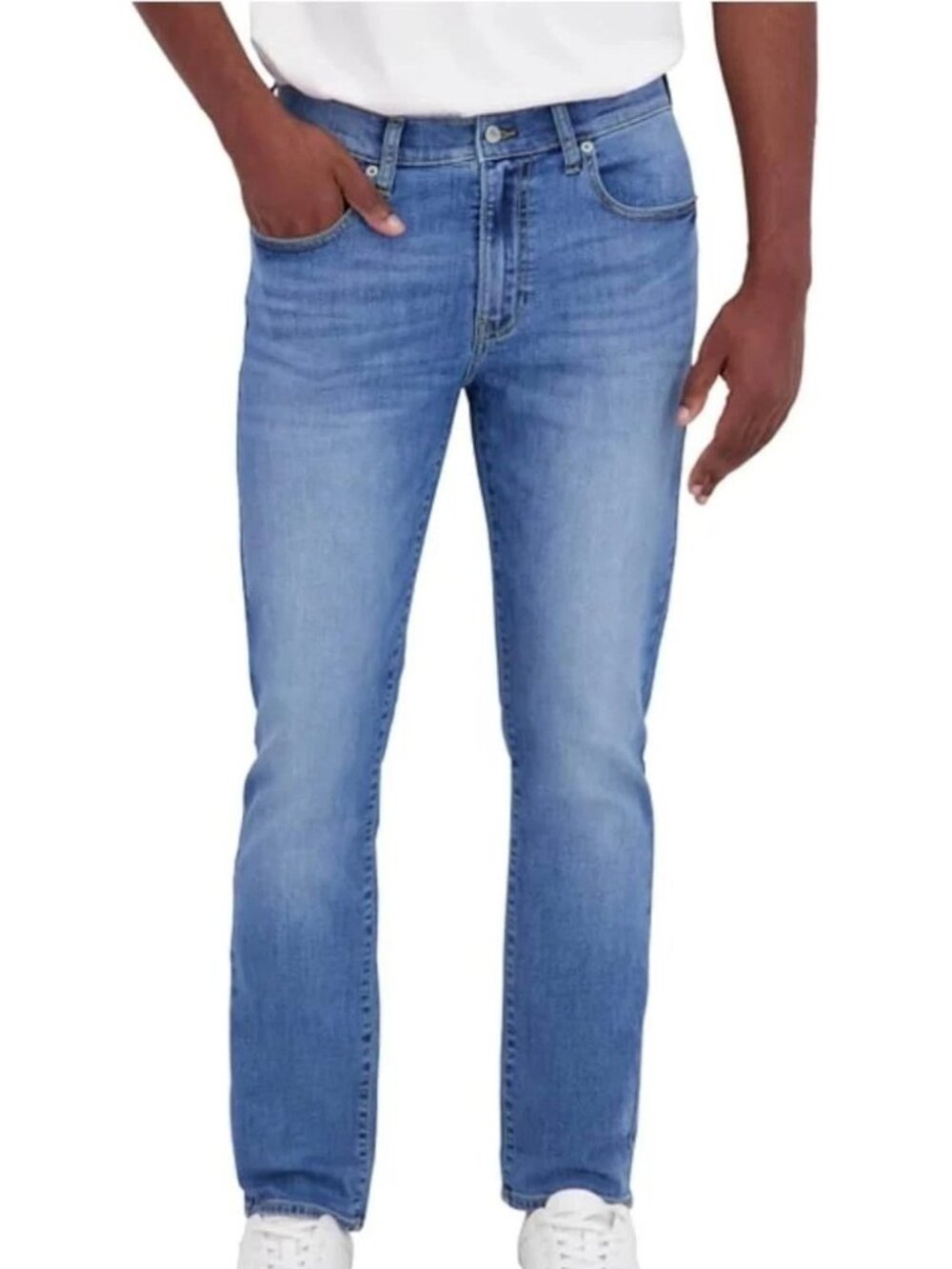 NWT Lucky Brand 223 Straight Men's 40x32 Jeans Light Blue Stretch Denim